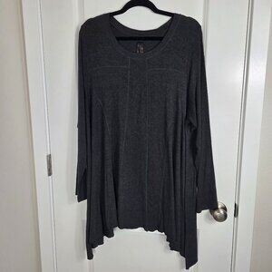 Melissa McCarthy Seven7 Charcoal Tunic